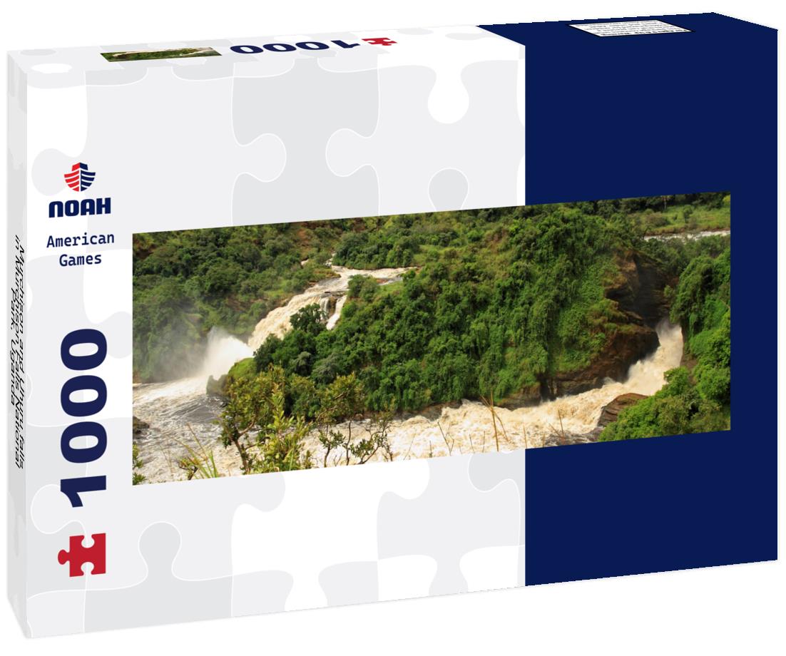 Noah Jigsaw Puzzle Murchison and Uhuru falls in Murchison Falls National Park, Uganda panorama 1000 pieces