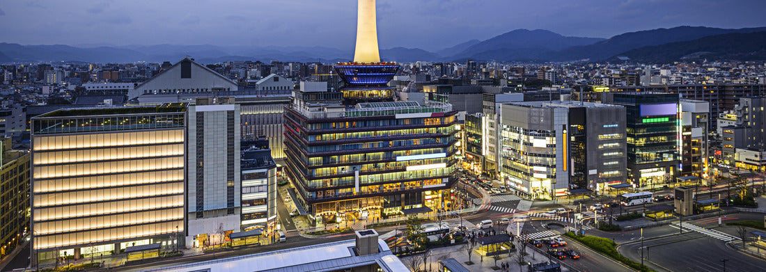 Noah Jigsaw Puzzle Kyoto, Japan cityscape at Kyoto Tower panorama 1000 pieces