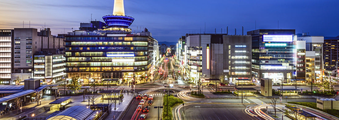 Noah Jigsaw Puzzle Kyoto, Japan cityscape at Kyoto Tower panorama 1000 pieces