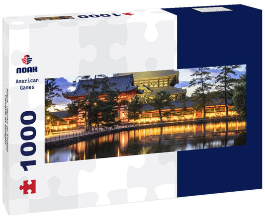 Noah Jigsaw Puzzle Nara, Japan at Todaiji Temple at twilight panorama 1000 pieces
