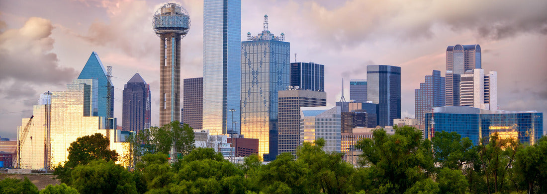 Noah Jigsaw Puzzle Dallas City skyline at sunset, Texas, USA panorama 1000 pieces