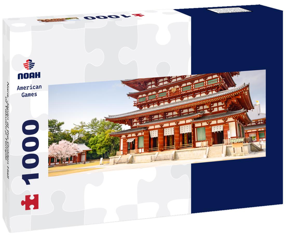 Noah Jigsaw Puzzle Nara, Japan at the Golden Hall of Yakushi-ji Temple panorama 1000 pieces