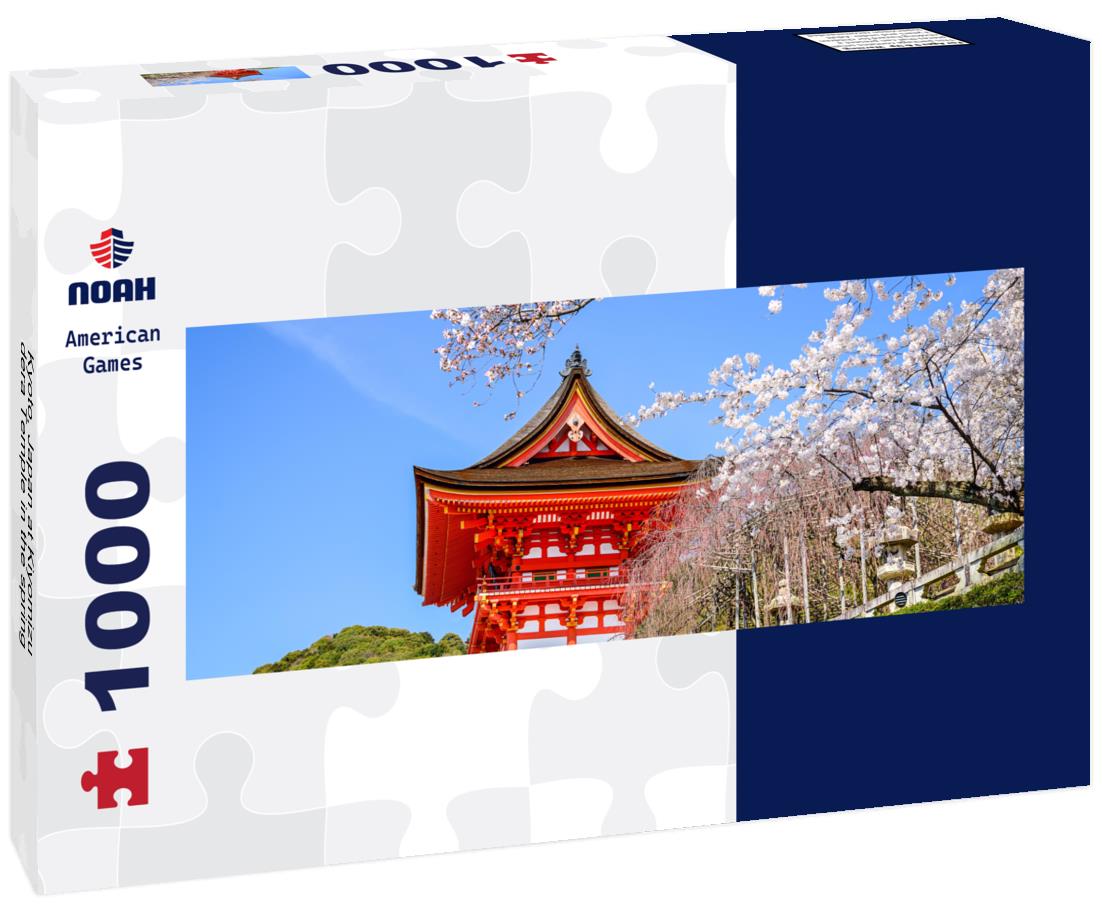 Noah Jigsaw Puzzle Kyoto, Japan at Kiyomizu-dera Temple in the spring panorama 1000 pieces