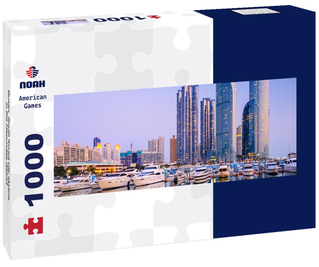 Noah Jigsaw Puzzle Busan, South Korea city skyline in the Haeundae district panorama 1000 pieces