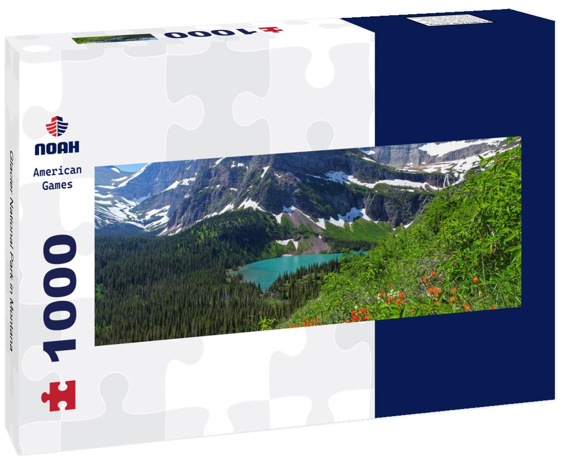 Noah Jigsaw Puzzle Glacier National Park in Montana panorama 1000 pieces