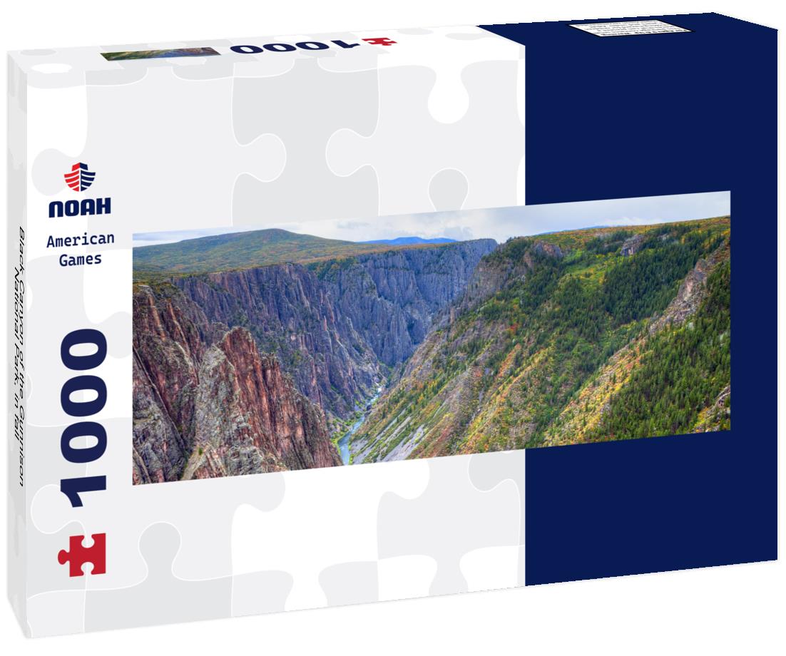 Noah Jigsaw Puzzle Black Canyon of the Gunnison National Park, in fall panorama 1000 pieces
