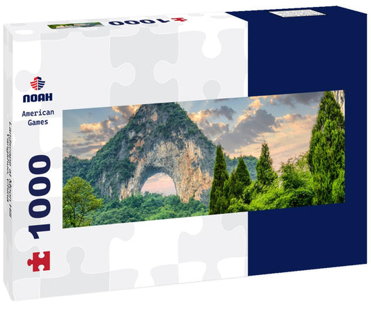 Noah Jigsaw Puzzle Landscape at Moon Hill, Yangshuo, China panorama 1000 pieces