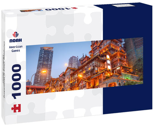 Noah Jigsaw Puzzle Chongqing, China at Hongyadong traditional district panorama 1000 pieces