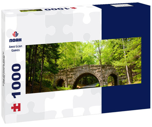 Noah Jigsaw Puzzle Bridge and Road, Acadia National Park panorama 1000 pieces