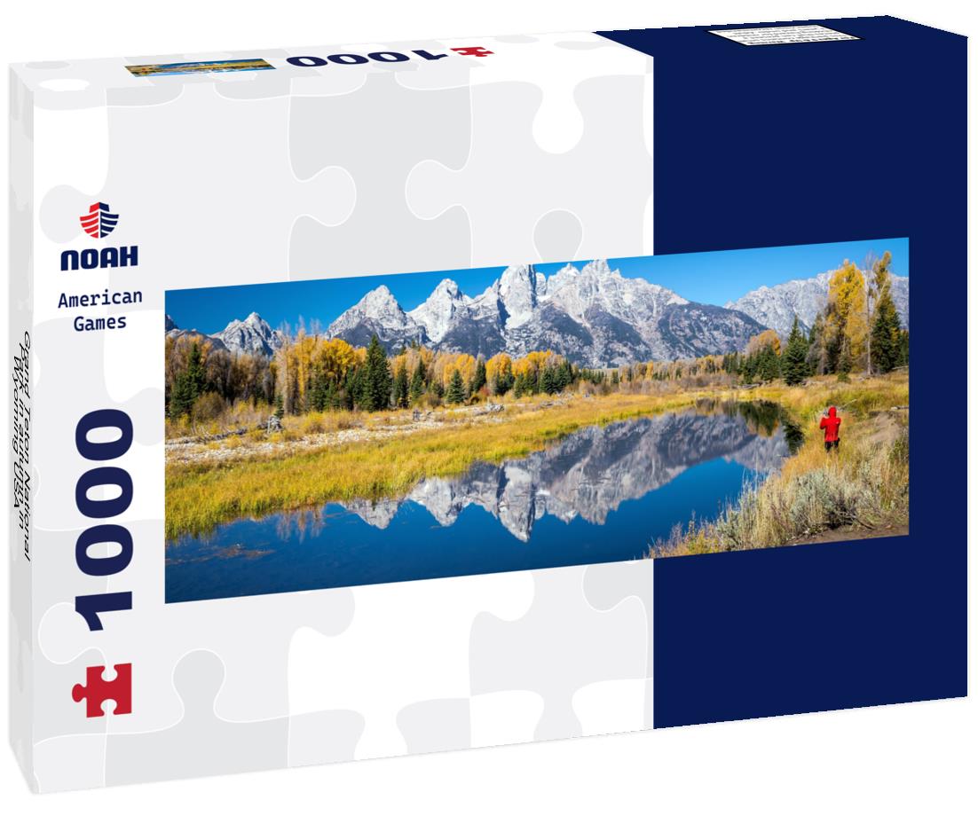 Noah Jigsaw Puzzle Grand Teton National Park in autumn in Wyoming USA panorama 1000 pieces