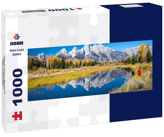Noah Jigsaw Puzzle Grand Teton National Park in autumn in Wyoming USA panorama 1000 pieces