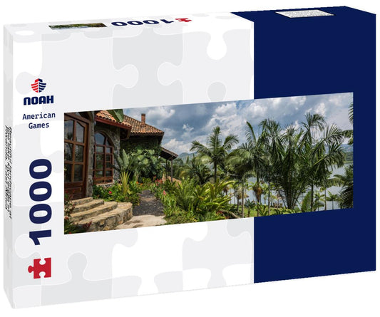 Noah Jigsaw Puzzle Beautiful landscape at the lake kivu edge in Rwanda, East Africa panorama 1000 pieces