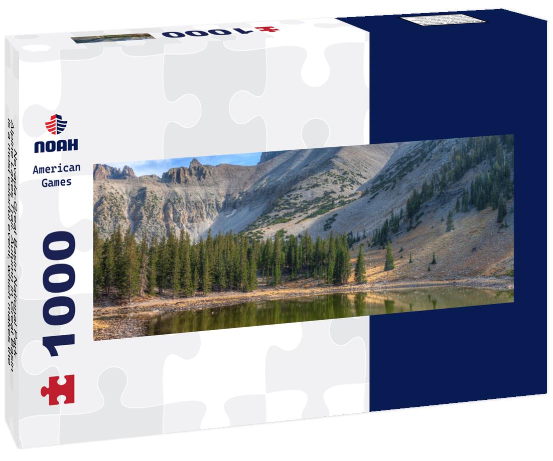 Noah Jigsaw Puzzle Nevada-Great Basin National Park-Alpine Lakes Trail. Autumn in Great Basin is a most colorful event, which makes the spectacular scenery even more magnificent panorama 1000 pieces