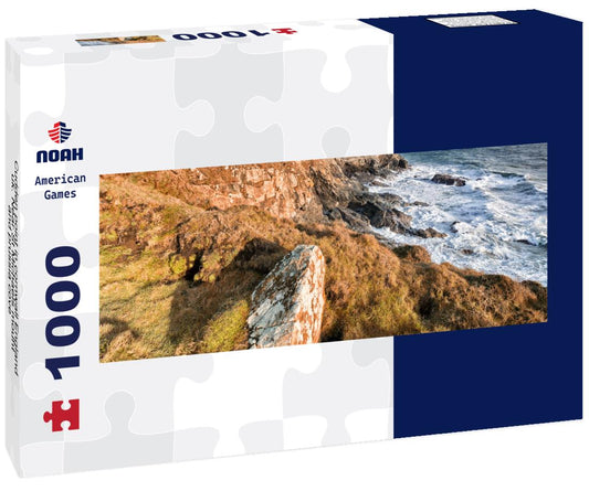 Noah Jigsaw Puzzle Cudden point in cornwall England uk. Near St Michaels mount and prussia cove panorama 1000 pieces