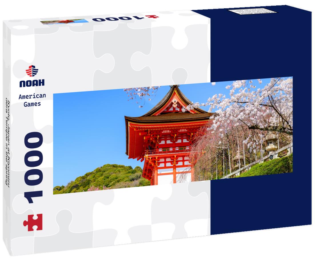 Noah Jigsaw Puzzle Kyoto, Japan at Kiyomizu-dera Temple in the spring panorama 1000 pieces