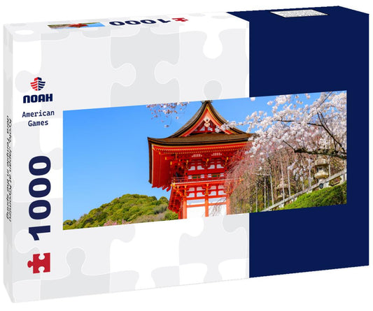 Noah Jigsaw Puzzle Kyoto, Japan at Kiyomizu-dera Temple in the spring panorama 1000 pieces