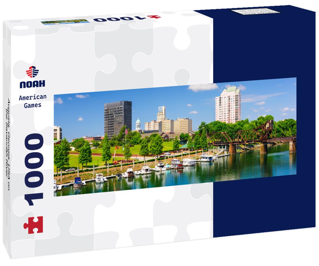 Noah Jigsaw Puzzle Augusta, Georgia, USA on the Savannah River panorama 1000 pieces