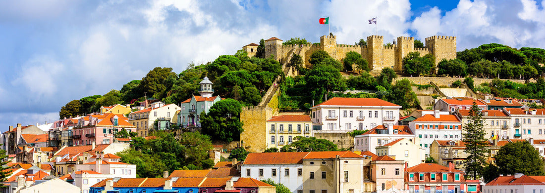 Noah Jigsaw Puzzle Lisbon, Portugal skyline at Sao Jorge Castle panorama 1000 pieces
