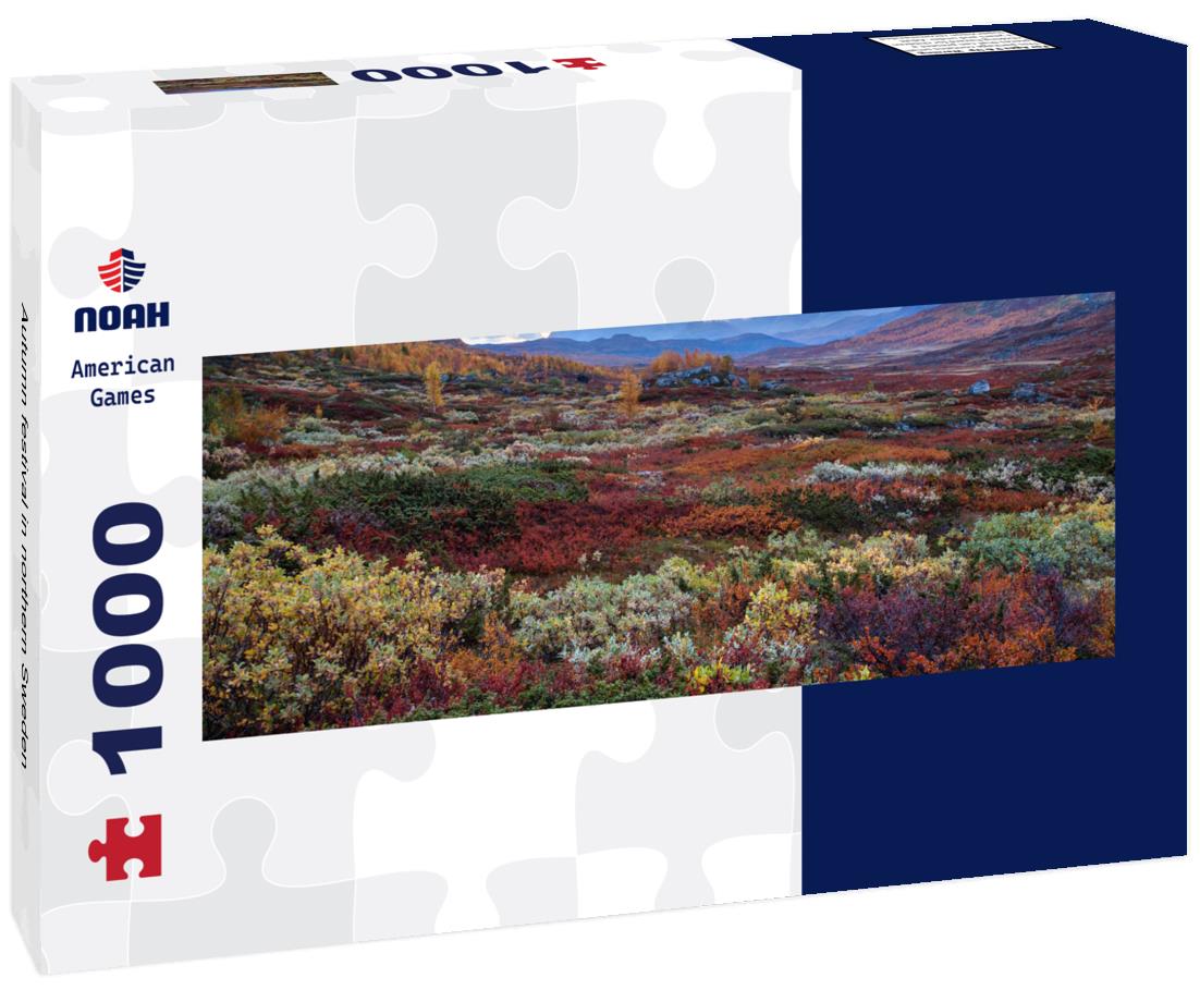 Noah Jigsaw Puzzle Autumn festival in northern Sweden panorama 1000 pieces