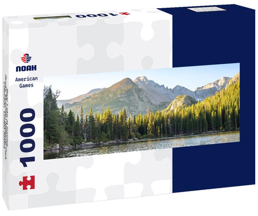 Noah Jigsaw Puzzle Bear Lake at sunrise. Rocky Mountain National Park, Colorado, United States panorama 1000 pieces