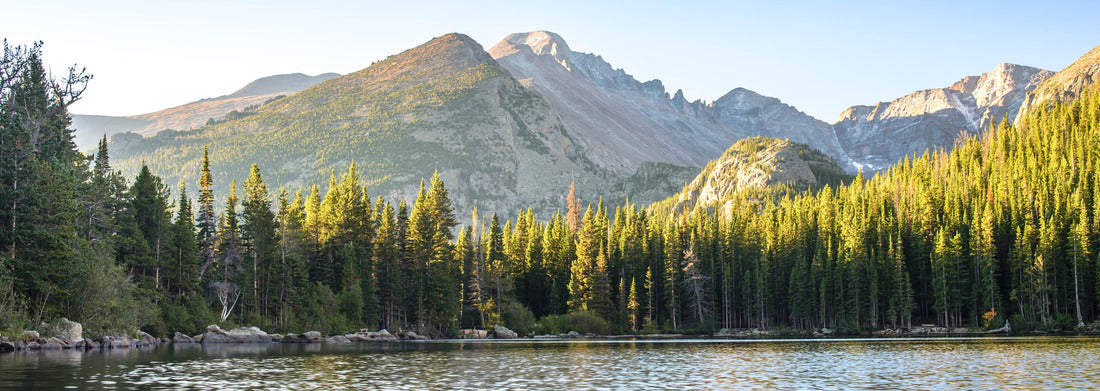 Noah Jigsaw Puzzle Bear Lake at sunrise. Rocky Mountain National Park, Colorado, United States panorama 1000 pieces