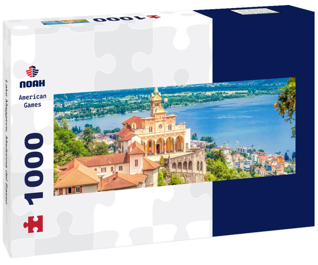 Noah Jigsaw Puzzle Lake Maggiore, Madonna del Sasso panorama 1000 pieces