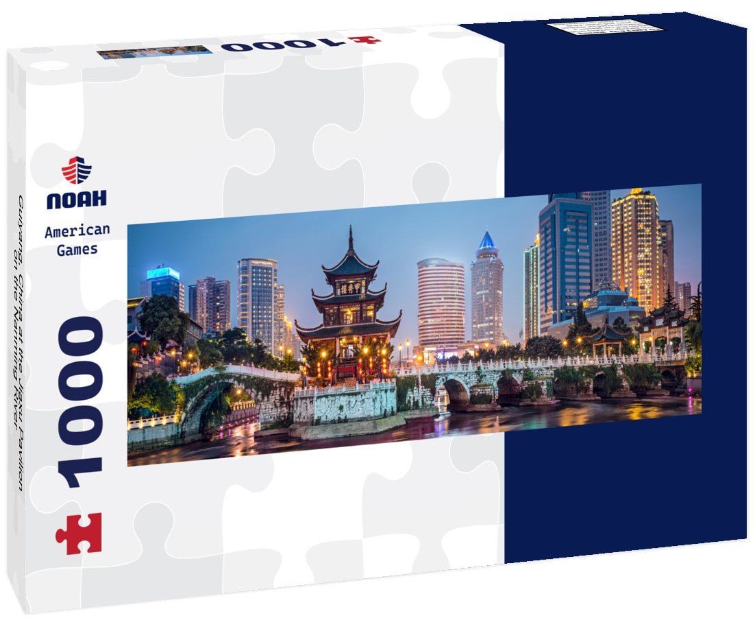 Noah Jigsaw Puzzle Guiyang, China at the Jiaxu Pavilion on the Nanming River Panorama 1000 Pieces