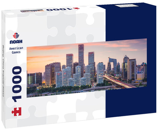 Noah Jigsaw Puzzle Beijing, China financial district Panorama 1000 Pieces