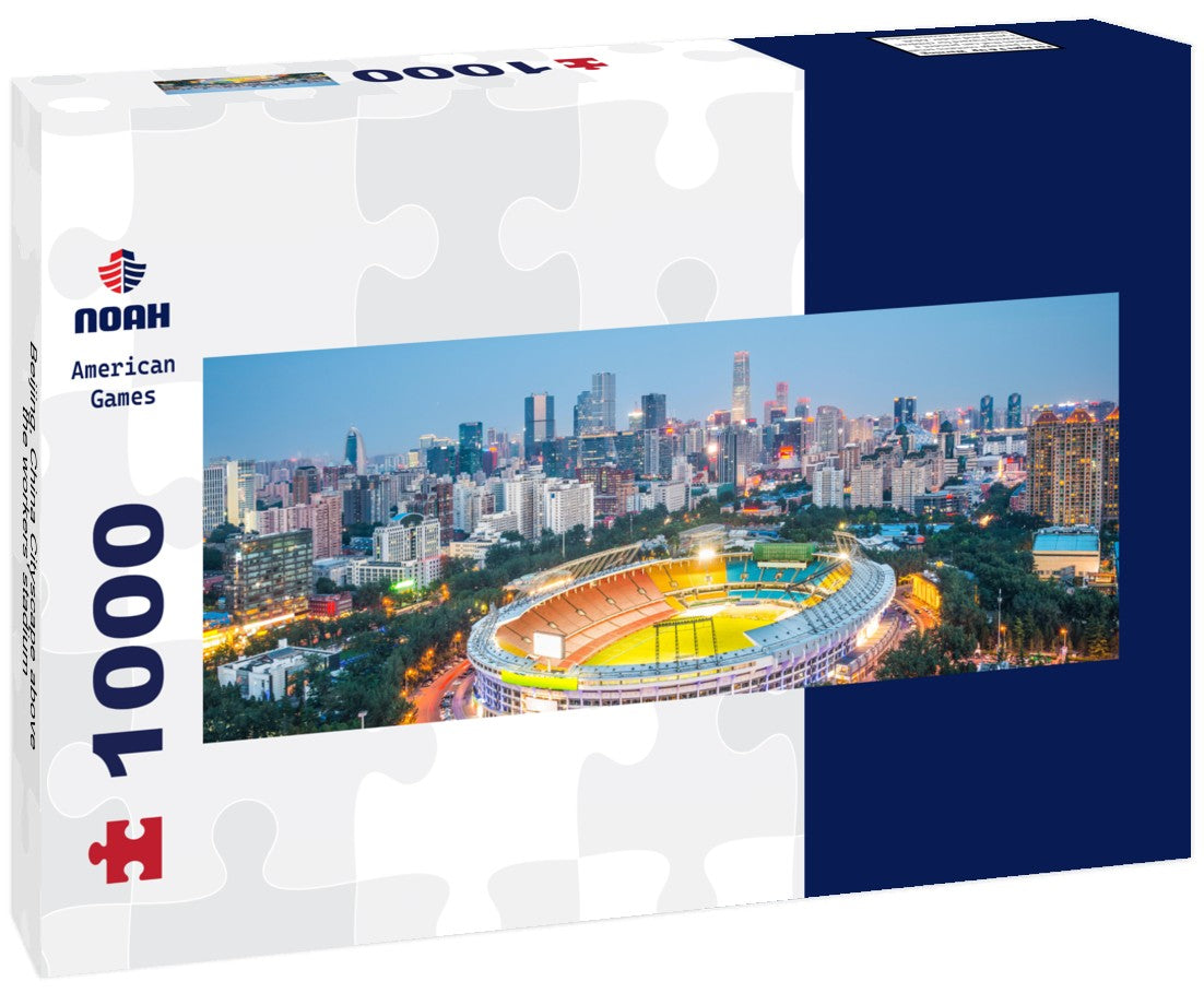 Noah Jigsaw Puzzle Beijing, China Cityscape above the workers' stadium Panorama 1000 Pieces