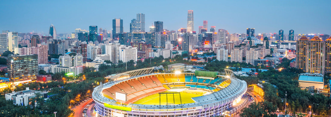 Noah Jigsaw Puzzle Beijing, China Cityscape above the workers' stadium Panorama 1000 Pieces