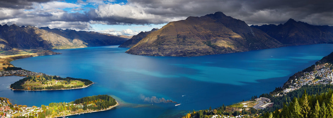 Noah Jigsaw Puzzle Lake Wakatipu, New Zealand Panorama 1000 Pieces