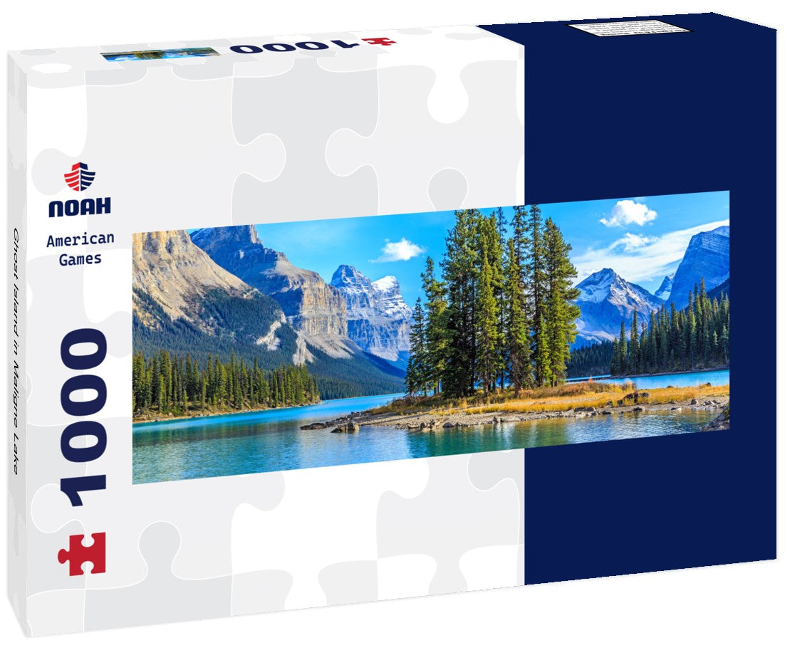 Noah Jigsaw Puzzle Ghost Island in Maligne Lake Panorama 1000 Pieces