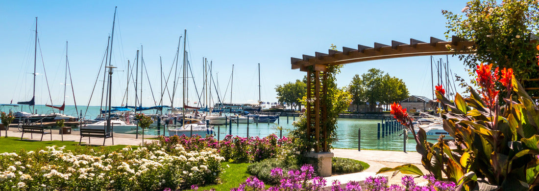 Noah Jigsaw Puzzle Lake Balaton - idyllic view of the harbor Panorama 1000 Pieces