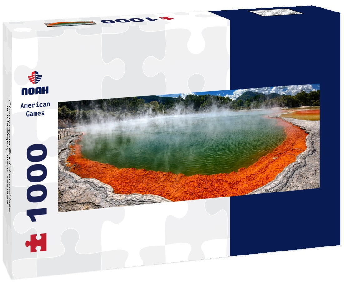 Noah Jigsaw Puzzle Champagne Pool thermal lake in Waiotapu - New Zealand Panorama 1000 Pieces