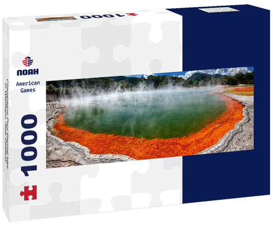 Noah Jigsaw Puzzle Champagne Pool thermal lake in Waiotapu - New Zealand Panorama 1000 Pieces