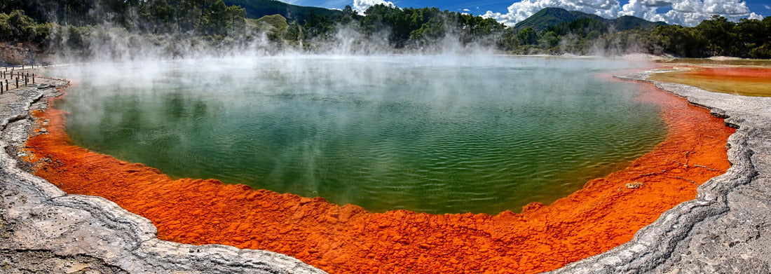 Noah Jigsaw Puzzle Champagne Pool thermal lake in Waiotapu - New Zealand Panorama 1000 Pieces