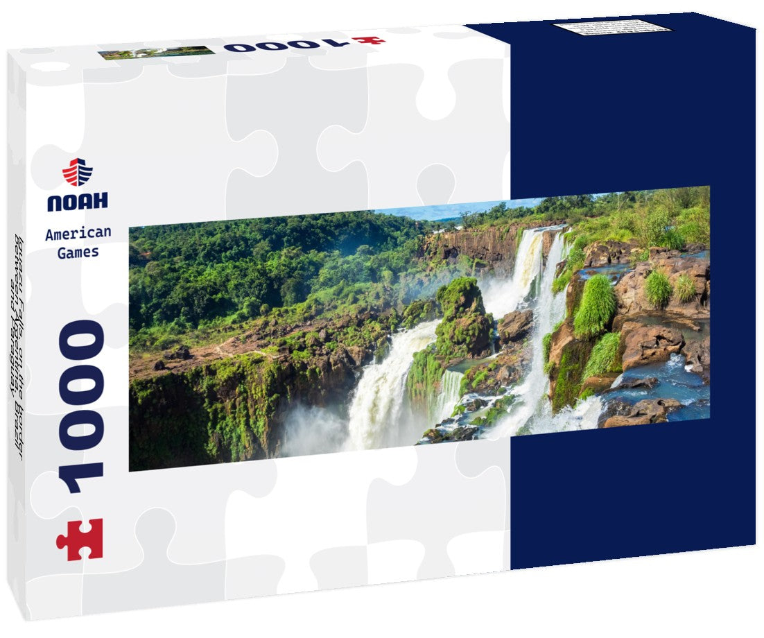 Noah Jigsaw Puzzle Iguazu Falls, on the border between Argentina, Brazil and Paraguay Panorama 1000 Pieces