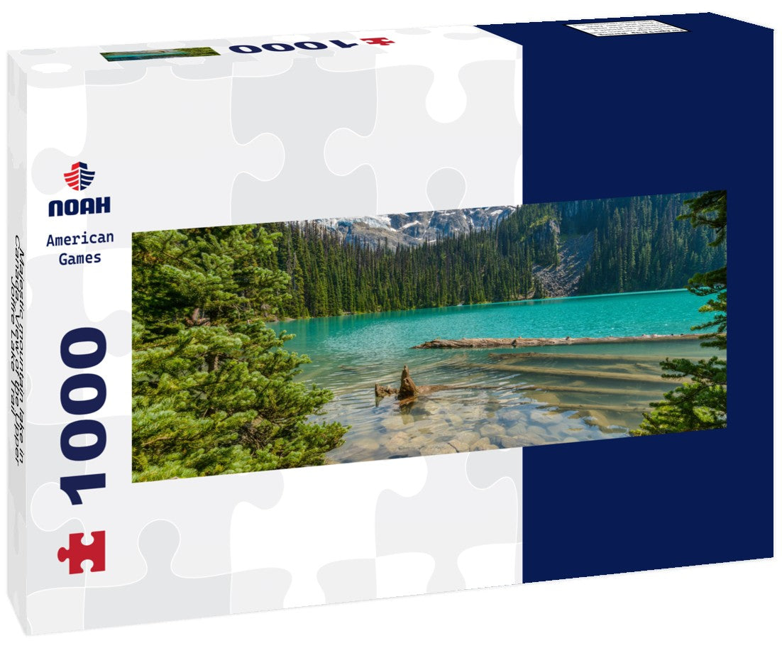 Noah Jigsaw Puzzle Majestic mountain lake in Canada. View of the Upper Joffre Lake Trail Panorama 1000 Pieces