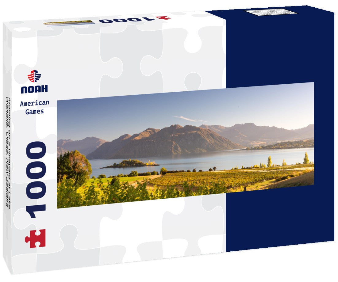 Noah Jigsaw Puzzle Morning on a vineyard at Lake Wanaka, Otago, New Zealand Panorama 1000 Pieces