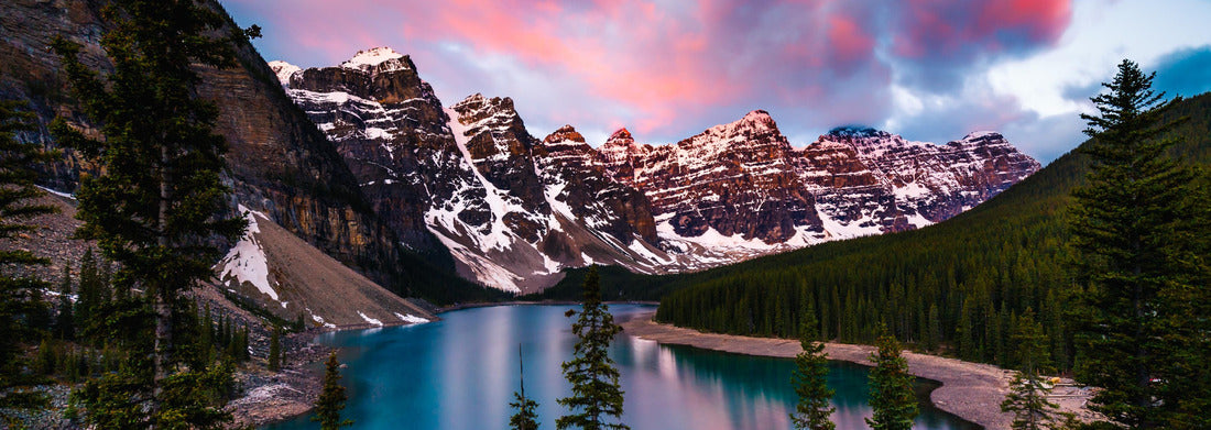 Noah Jigsaw Puzzle Moraine Lake in Banff, Alberta, Canada Panorama 1000 Pieces