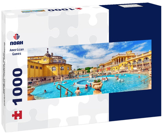 Noah Jigsaw Puzzle Budapest, Hungary: Inner courtyard of the Szechenyi Baths Panorama 1000 Pieces
