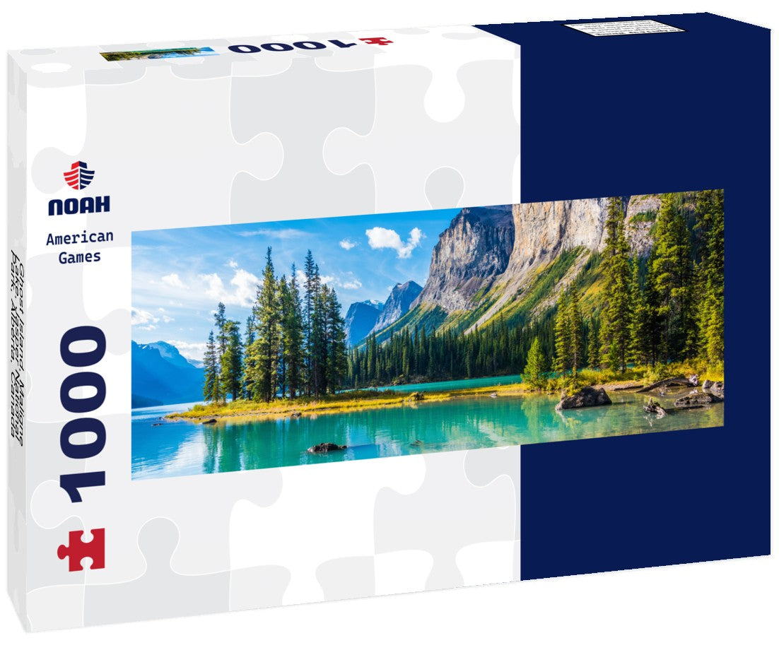 Noah Jigsaw Puzzle Ghost Island, Maligne Lake, Jasper National Park, Alberta, Canada Panorama 1000 Pieces
