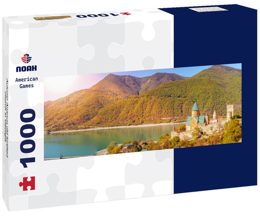 Noah Jigsaw Puzzle Autumn Ananuri old fortified church in Georgia Panorama 1000 Pieces