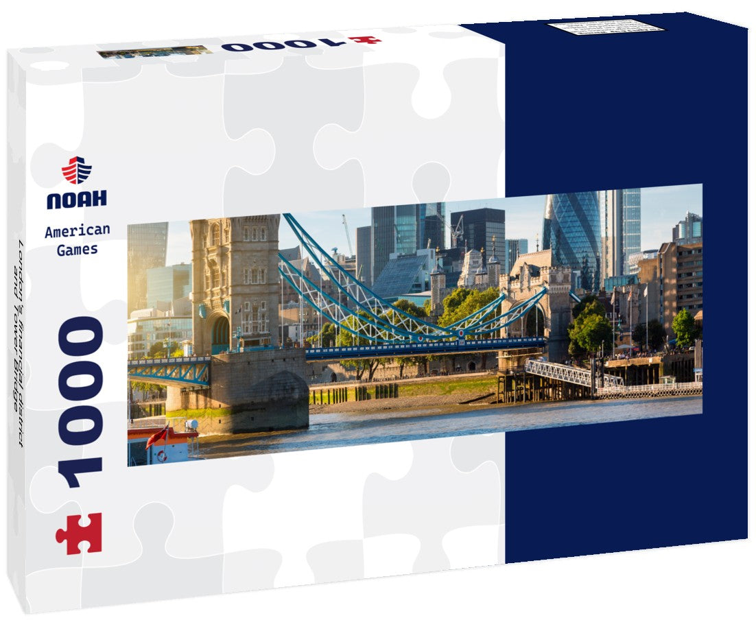 Noah Jigsaw Puzzle London's financial district and Tower Bridge Panorama 1000 Pieces