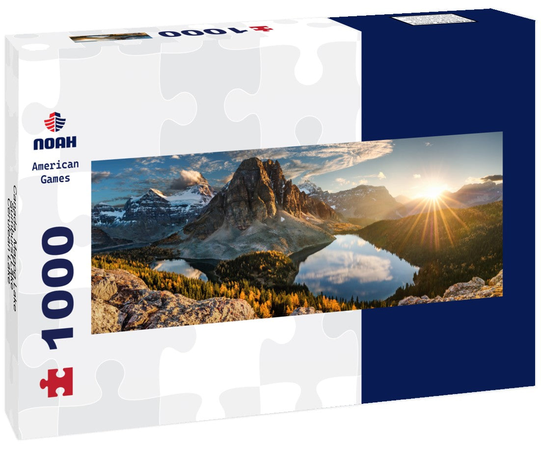 Noah Jigsaw Puzzle Canada, Magog Lake, Sumburst Lake, Cerulean Lake Panorama 1000 Pieces