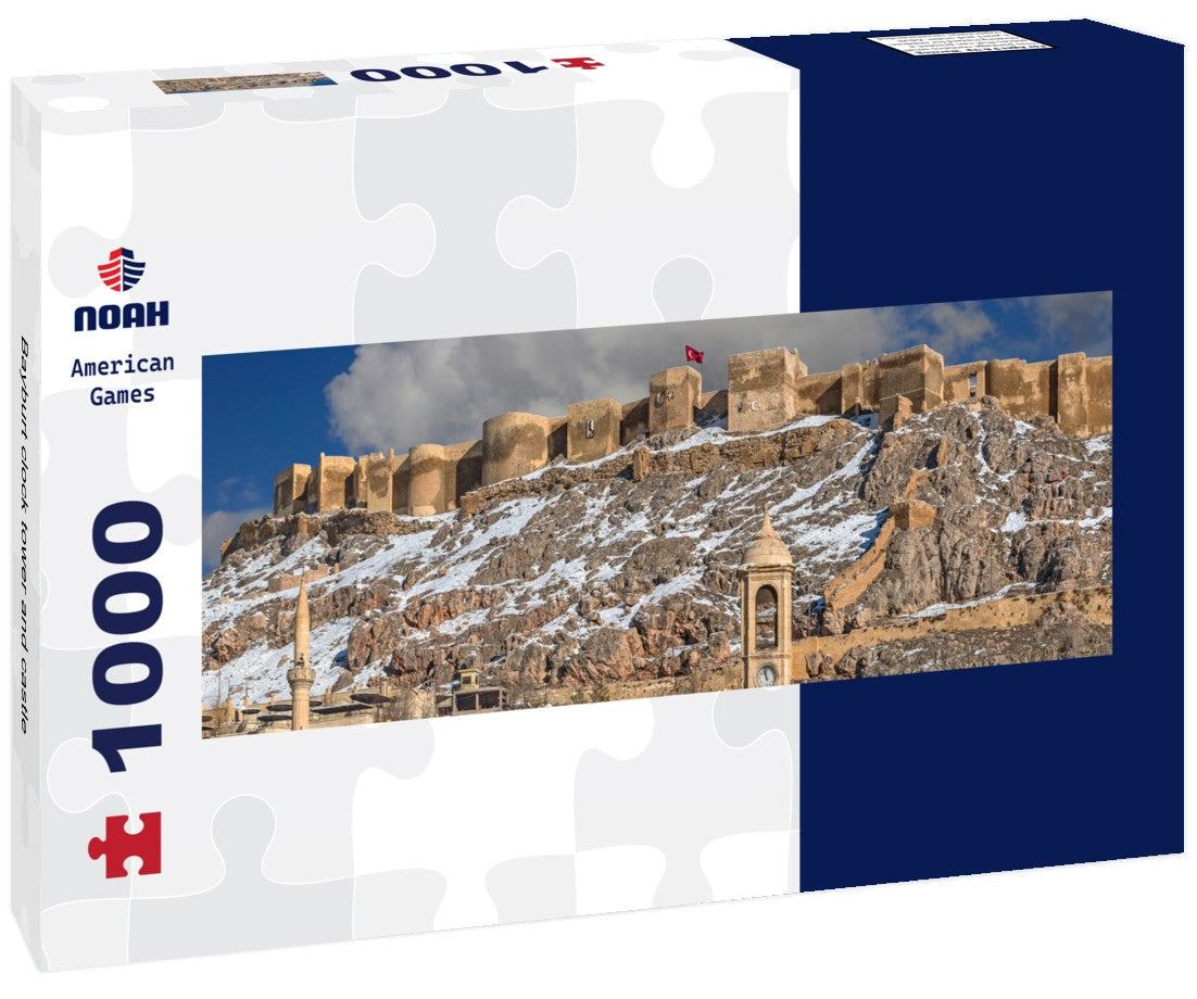 Noah Jigsaw Puzzle Bayburt clock tower and castle Panorama 1000 Pieces