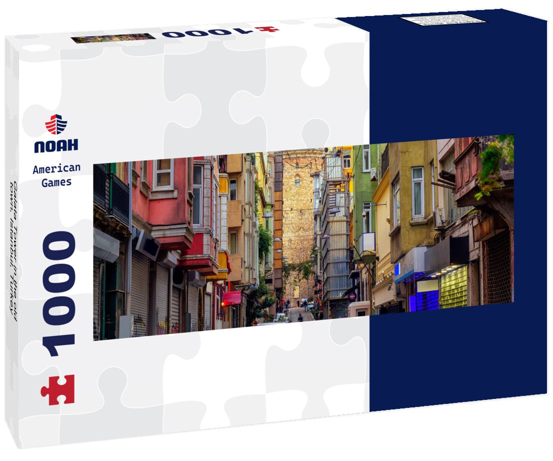 Noah Jigsaw Puzzle Galata Tower in the old town, Istanbul, Turkey Panorama 1000 Pieces