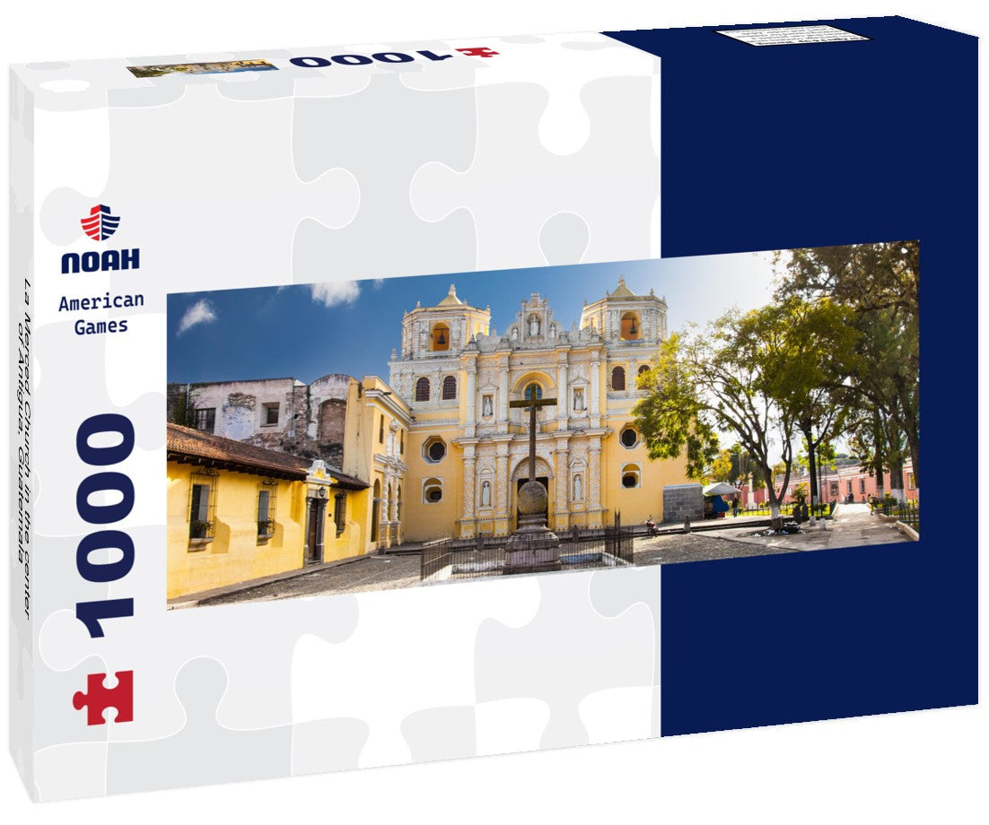 Noah Jigsaw Puzzle La Merced Church in the center of Antigua, Guatemala Panorama 1000 Pieces