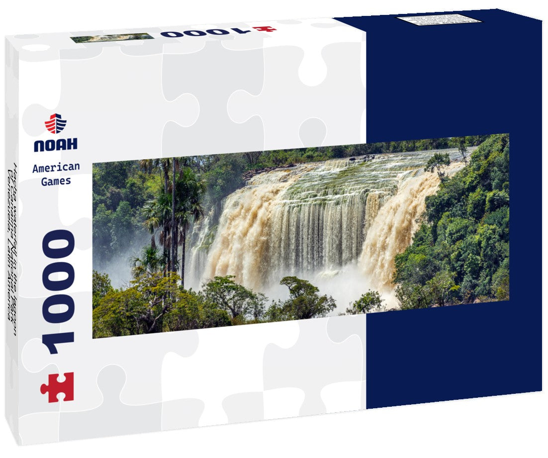 Noah Jigsaw Puzzle Hacha waterfall in the lagoon of Canaima National Park - Venezuela, Latin America Panorama 1000 Pieces