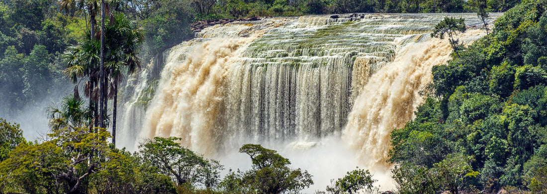 Noah Jigsaw Puzzle Hacha waterfall in the lagoon of Canaima National Park - Venezuela, Latin America Panorama 1000 Pieces